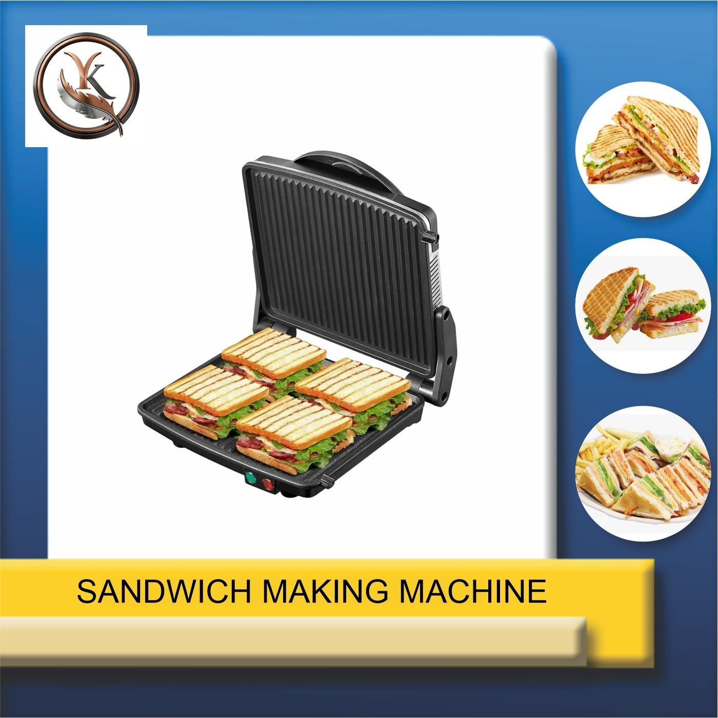 vertical sandwich making machine